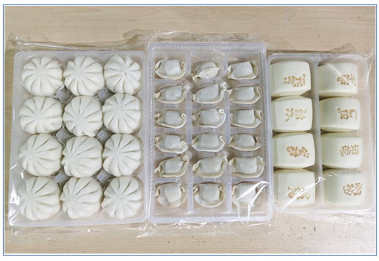 冷冻食品包装机包装样品
