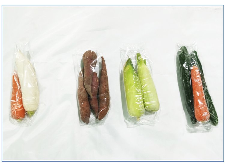 叶菜果蔬食用菌包装机包装样品